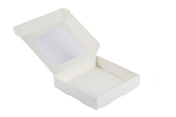 white box with a ribbon