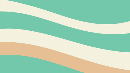 Obraz premium Abstract Wavy Stripes in Pastel Colors transparency background wave