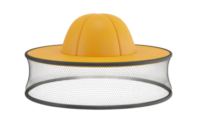 Protect yourself from bees with this essential beekeeping veil and hat for safe apiary work