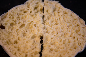 Traditional health open crumb artisan sourdough bread