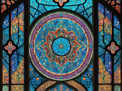 stained glass window