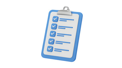 Get organized with this modern clipboard checklist, perfect for tasks.