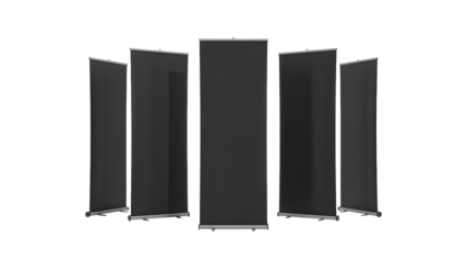 Professional roll up banner display stands for modern business promotion
