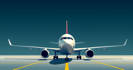 airplane at the airport