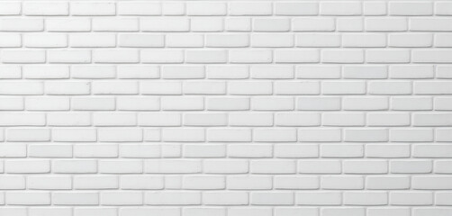 Seamless White Brick Wall Texture for Backgrounds