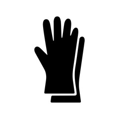 gloves glyph icon