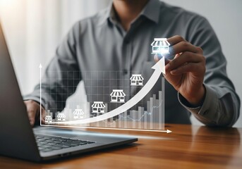 Incident Management System Technology Concept. A person holding tablet with interface Incident Management, icons symbolizing analytics, strategy, process, risk assessment, and problem resolution.