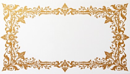 papel picado banner with gold accents rendered as a intricate watercolor on a clean white background, not filling the frame.