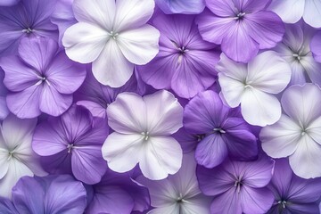 A close-up shot of a cluster of heliotrope flowers in full bloom, with delicate purple and white petals, capturing the fine details.Heliotrope,purple clusters,vanilla scent,fragrant flower.