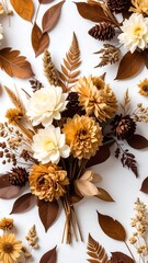 Autumnal bouquet arrangement