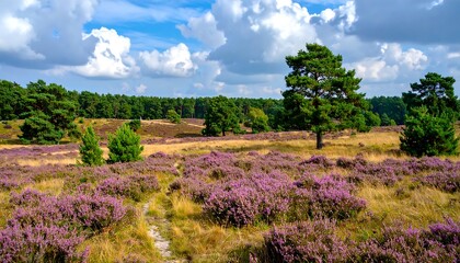 Scenic heath landscape