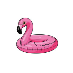 Pink Flamingo Inner Tube © Heisenberg1992