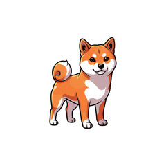Happy Shiba Dog