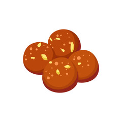 Vector of Gulab Jamun, Indian sweets