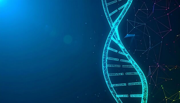 Abstract DNA illustration
