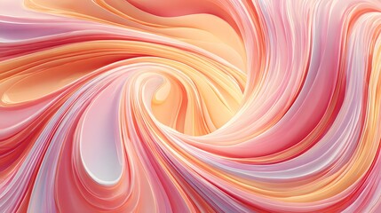 Obraz premium A swirling design of vibrant, flowing colors, creating a dynamic and mesmerizing abstract pattern.