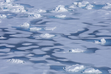 It appears to have been formed in the frozen sea