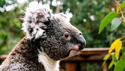 Fototapeta premium Close-up of a koala profile