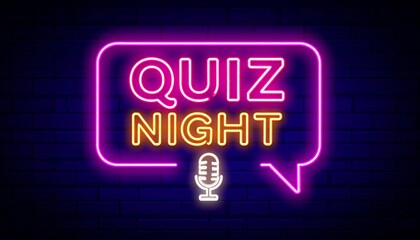 Neon sign for a quiz night (1)