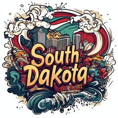 Obraz premium A colorful, artistic depiction of 