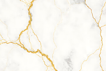 White marble with gold pattern