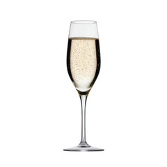 Champagne glass drink alcohol celebration sparkling beverage elegant transparent festive. A tall transparent champagne glass filled with sparkling alcoholic beverage elegant and festive perfect