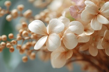 Autumn Vibes with autumn flowers and leaves