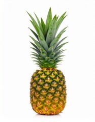 Fototapeta premium pineapple on white background
