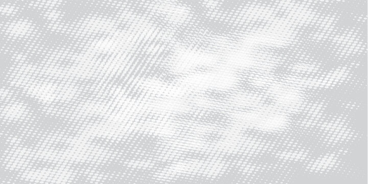 Abstract Halftone Pattern in Light Gray and White. cector illustration