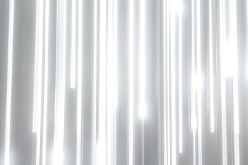 Obraz premium Abstract Bright White Light Strips on Gray Background Modern Futuristic Design