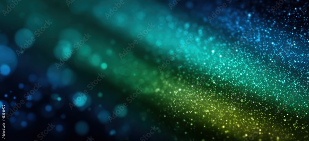 Wall mural abstract blurred background with shimmering particles