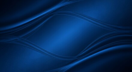 Abstract Blue Wave Background Elegant, Smooth Curves Design for Commercial Use