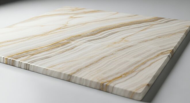 Luxurious Gold White Marble Effect Surface - Elegant Modern Design