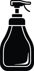 Sanitizer bottle vector icon.