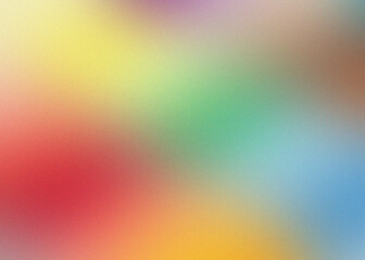 Abstract pixelated rainbow gradient background with soft blending colors