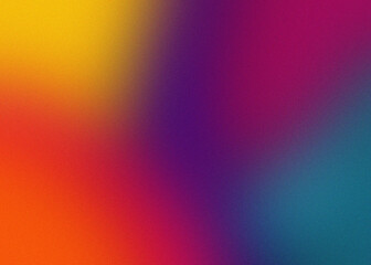 Vibrant pixelated gradient background with warm and cool colors
