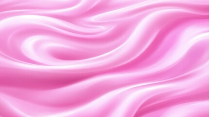 Obraz premium Abstract Pink Satin Fabric with Smooth Flowing Waves and Soft Shine