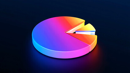 pie chart on white background