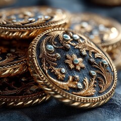 Luxurious gold coin with stunning surface reflection high resolution picture