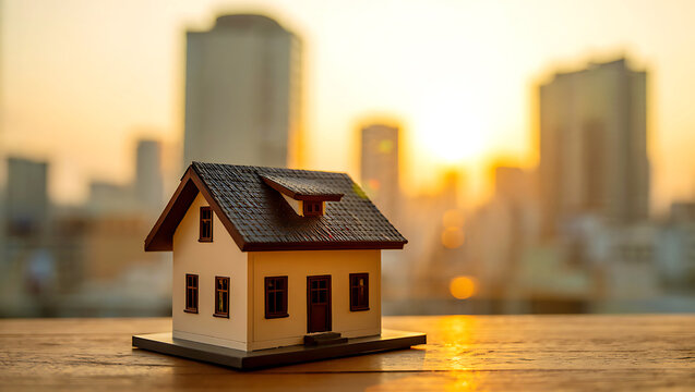 real estate concept for home office industry