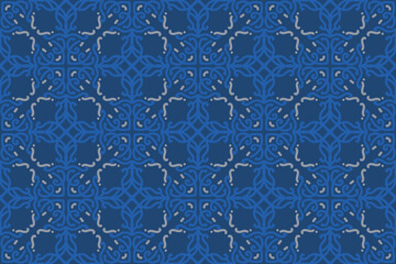 blue seamless pattern for fabric