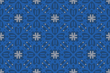 blue seamless pattern for fabric