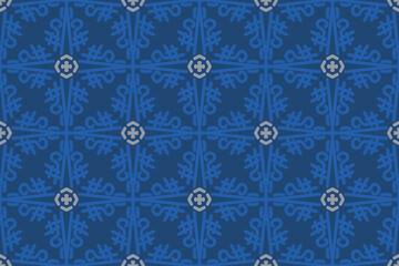 blue seamless pattern for fabric