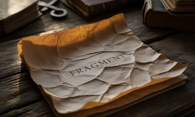 Ancient Crumpled Parchment Discover a Lost Fragment