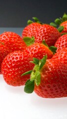 Close-up of fresh strawberries