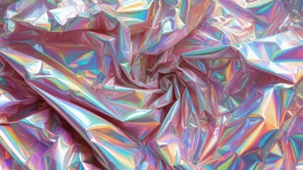 Abstract iridescent fabric texture