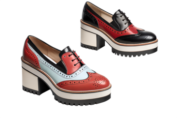 Platform Shoes - Thick-Soled Flat or Heeled Retro-Chic Footwear