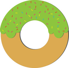Donut color Green