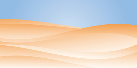 Orange gradient wave vector background