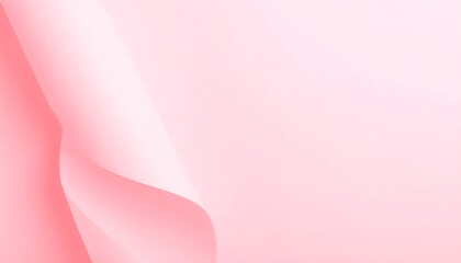 Obraz premium Soft pink paper curves